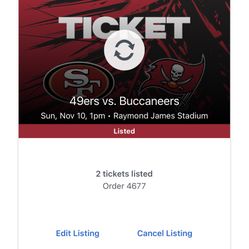 Bucs Vs 49’s