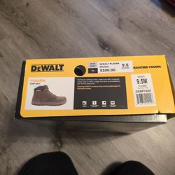 De Walt Steel Toe Work Boots, New