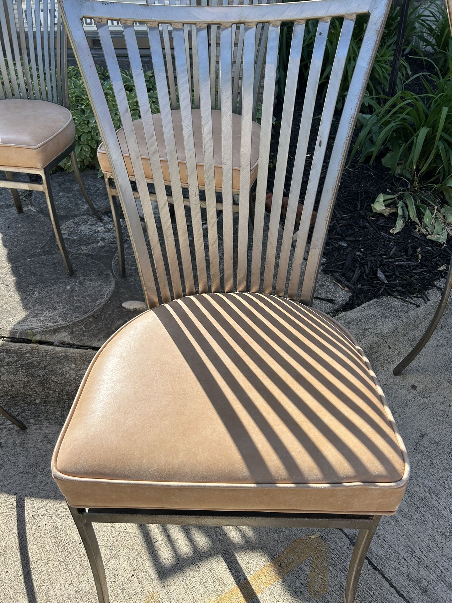 Shaver -Howard 1980’s Postmodern Steel Chairs - 6