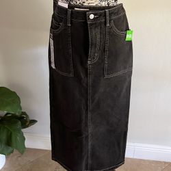 Long Skirt Jeans Size 5