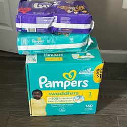 Bby size one diapers