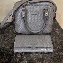 Gucci bag and wallet 