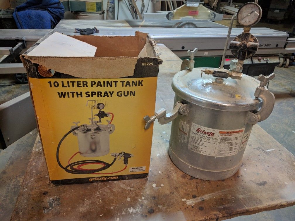 Grizzly 10 Liter Paint Tank