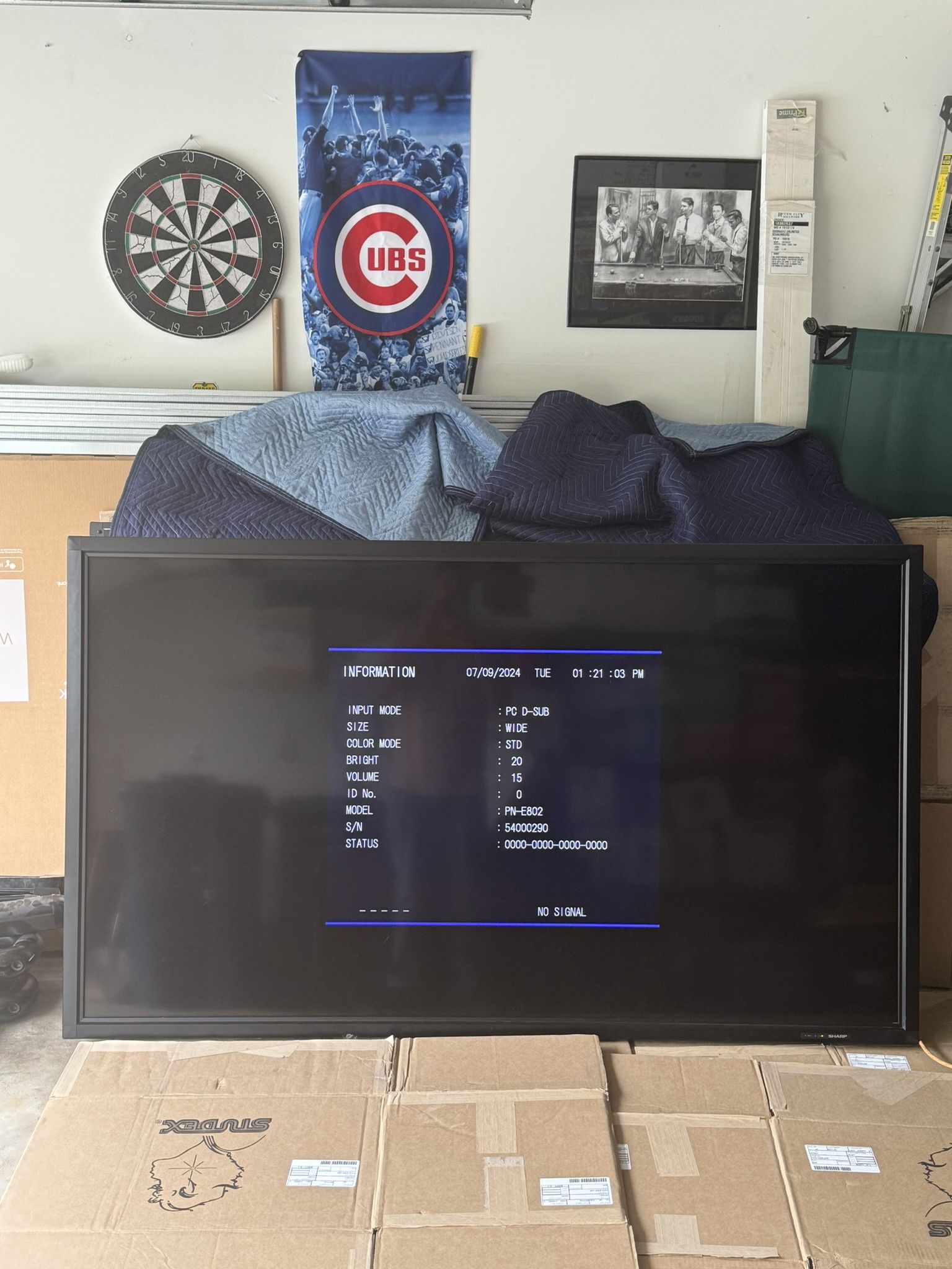 Sharp PN-E802 - 80" PN-E Series LED-Backlit LCD Flat Panel Display - 1080p