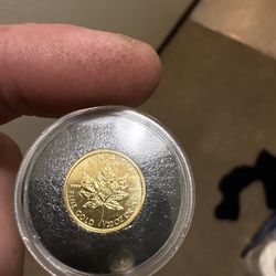 X1 Gold Maple .9999 x3 1/200