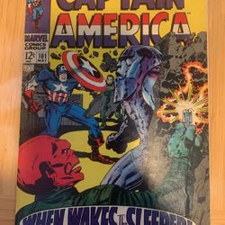 Marvel- Captain America #101. Red Skull, Sleeper. VG
