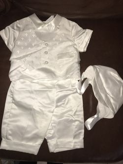 Boys 6-9 months baptism / christening outfit
