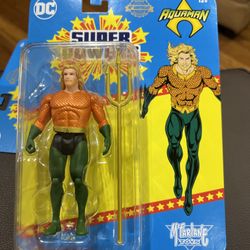 McFarlane DC Super Powers Aquaman 40th Anniversary Gold Chase Figure Wave 9 NEW