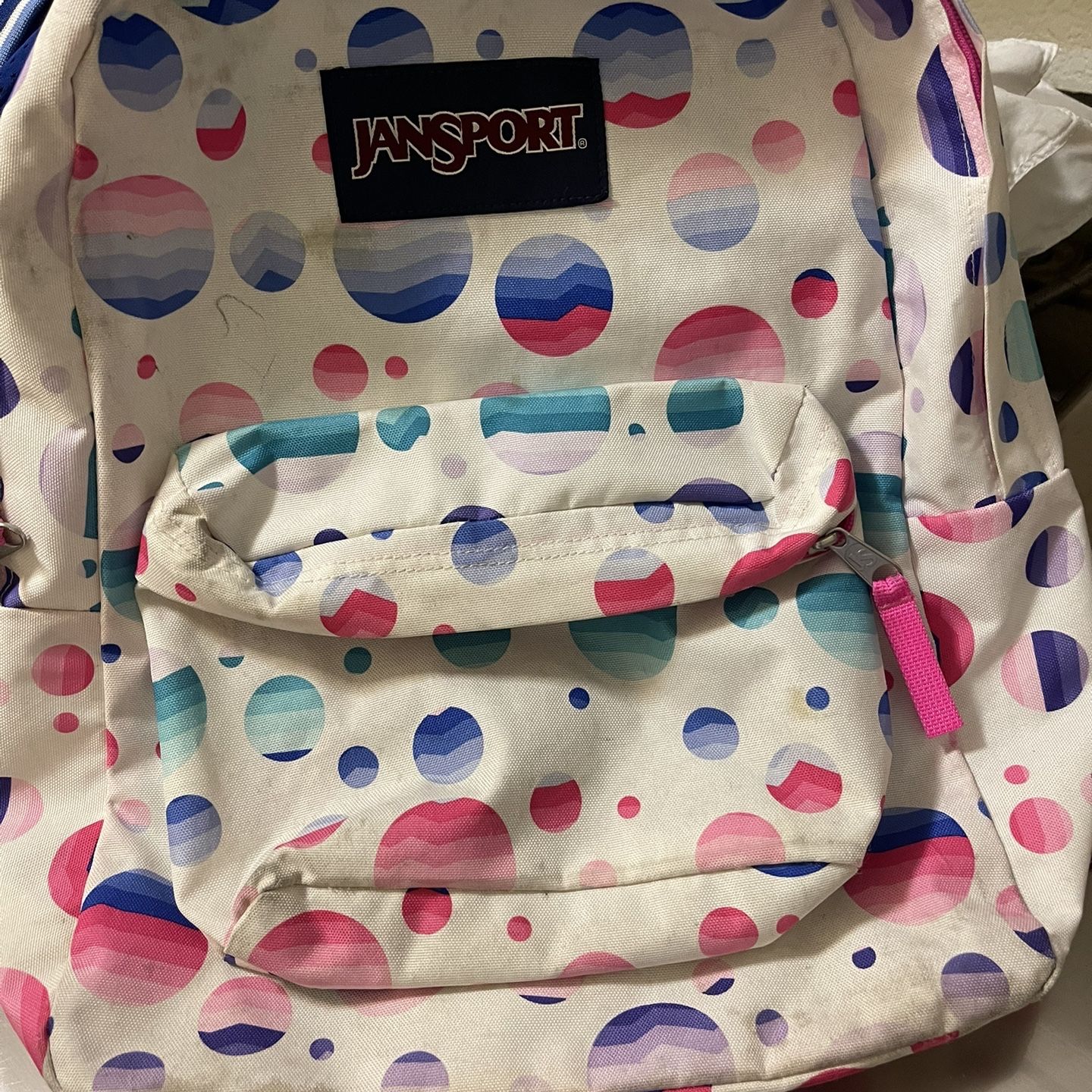 jansport backpack used Big Plans 600D Polyester gives you the durability that you desire JanSport Navy Agave Backpack