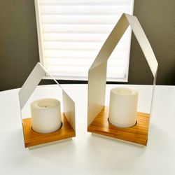 Flameless LED Candle Lanterns (set of 2)