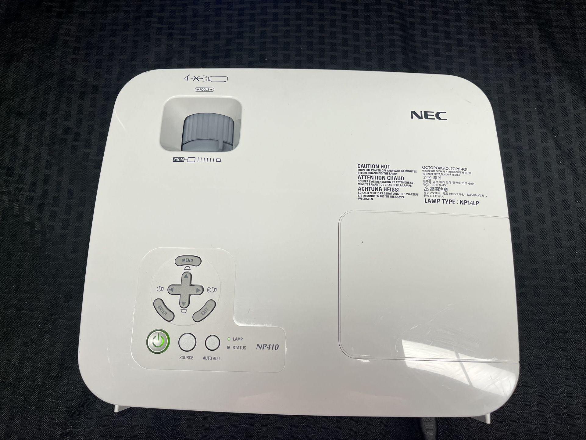 White NEC LCD Projector 
