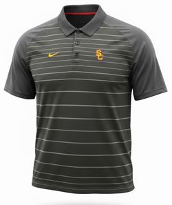 Nike Men's USC Trojans Coaches Sideline Victory Stripe Performance Polo