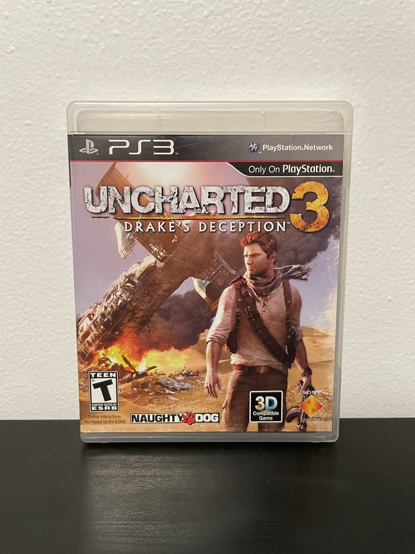 Uncharted 3 Drakes Deception PS3 Not For Resale Edition PlayStation 3 CIB Game