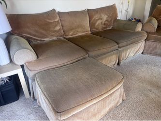Free Comfortable Couch – Pickup Only- First Come First Serve