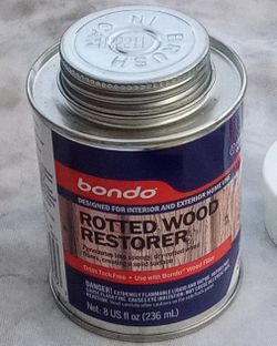 Bondo ROTTED WOOD RESTORER Lot Of 2