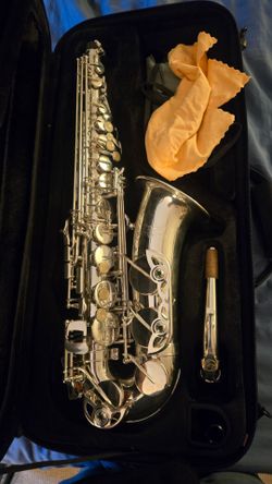 Jean Paul as400 Silver Saxophone with Case and Accessories