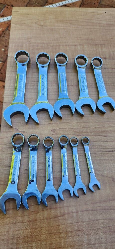 Craftsman Combination Stuby Set MADE IN USA