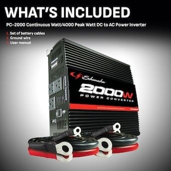 Schumacher 2000w Power Inverter