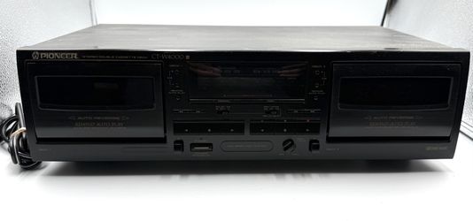 Pioneer CT-W4000 Dual Cassette Deck Stereo Tape Player Recorder Vintage 1997