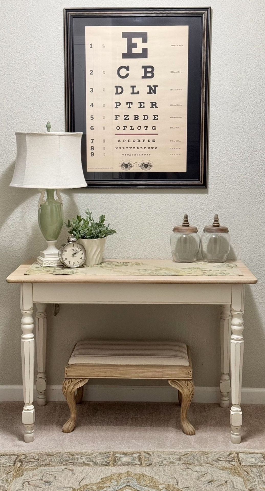 French Country Farmhouse Table•Sideboard•Desk•Solid Wood•Just Refinished•