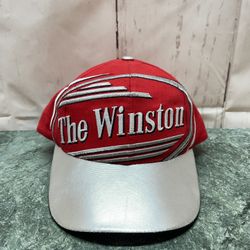 Vintage 1999 Winston Showdown at Bristol Dragway Red Snapback Hat 