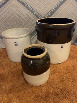 Vintage Ransbottom Pottery Crocks  SEE DESCRIPTION FOR PRICES !!Pickle / Crock Honey 🍯 Pot 