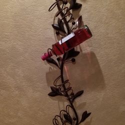 Hanging Metal Wine Holder