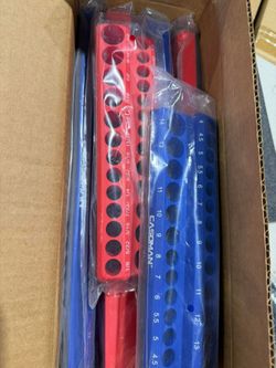 New-Socket 6 Piece Socket Holder For SAE And Metric Holds 150 Sockets