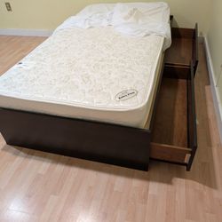 Twin Bed With Storage Drawers 