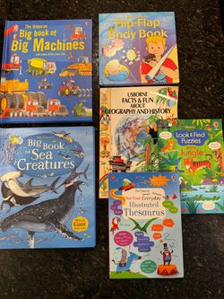 USBORNE Educational Book Lot of 6 Books