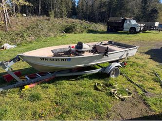 Aluminum boat 12 foot long