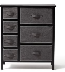 7-Drawer Fabric Bin Storage Dresser