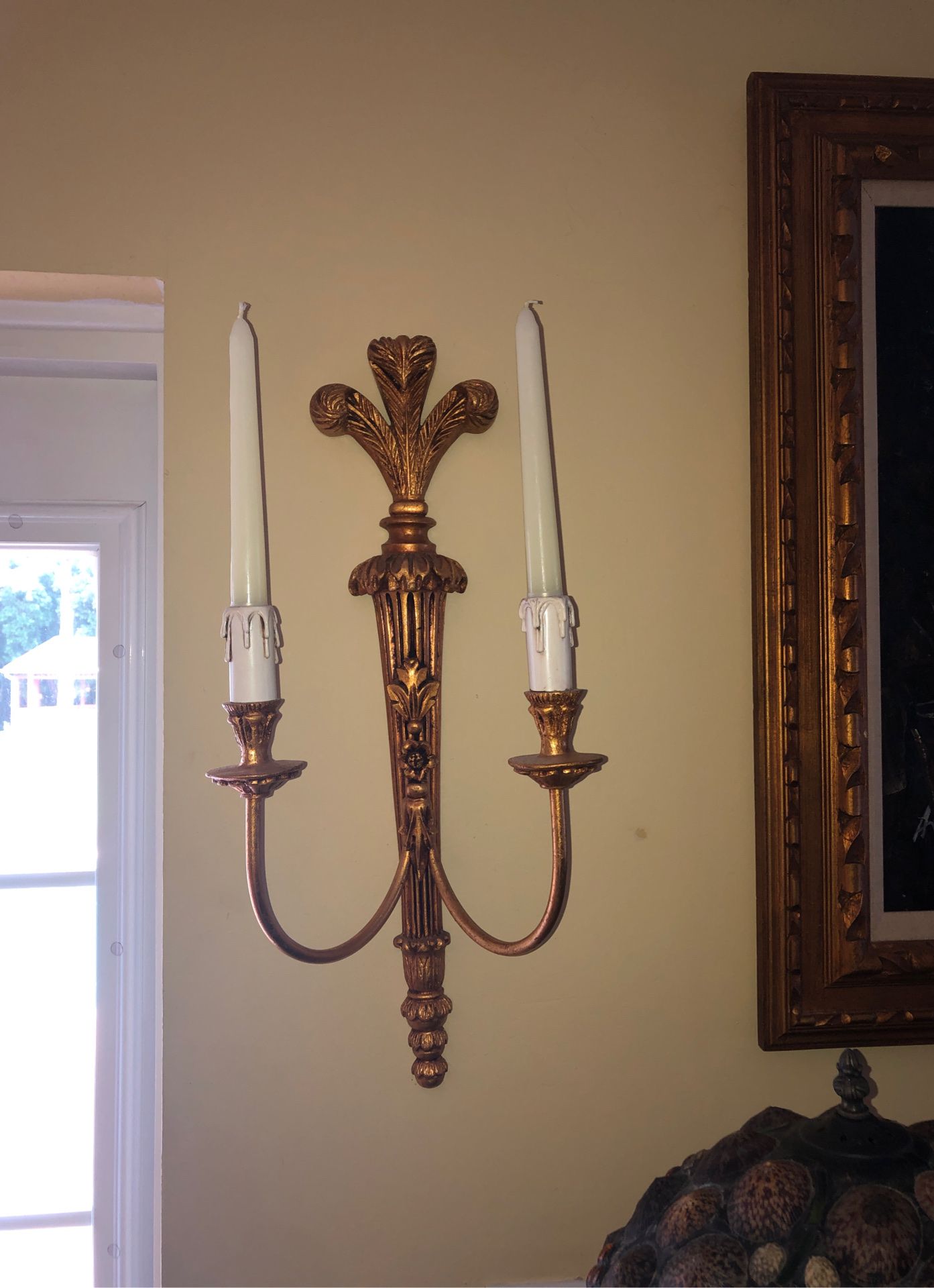 24 INCHES TALL- PAIR OF WALL SCONCES