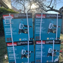 BRAND NEW Makita Pneumatic 2-1/2 in. 15° Siding Coil Nailer MSRP 429$