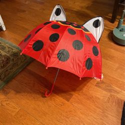 Lady Bug Umbrella For Kids.