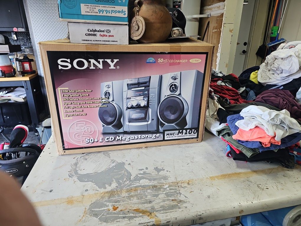 Sony Boom Box - New In Box