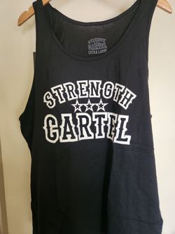 Strength Cartel OG Stars Tank Top - Size XL - Black - Sold Out