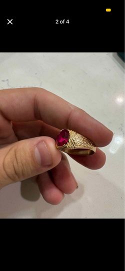 14k Gold Ruby ring