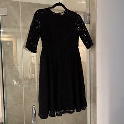NEW* ASOS Maternity dress black lace Size 4