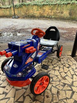 GoKart kids Nerf Battle 