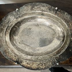 Norse Tradesman Viking Silver Dish 