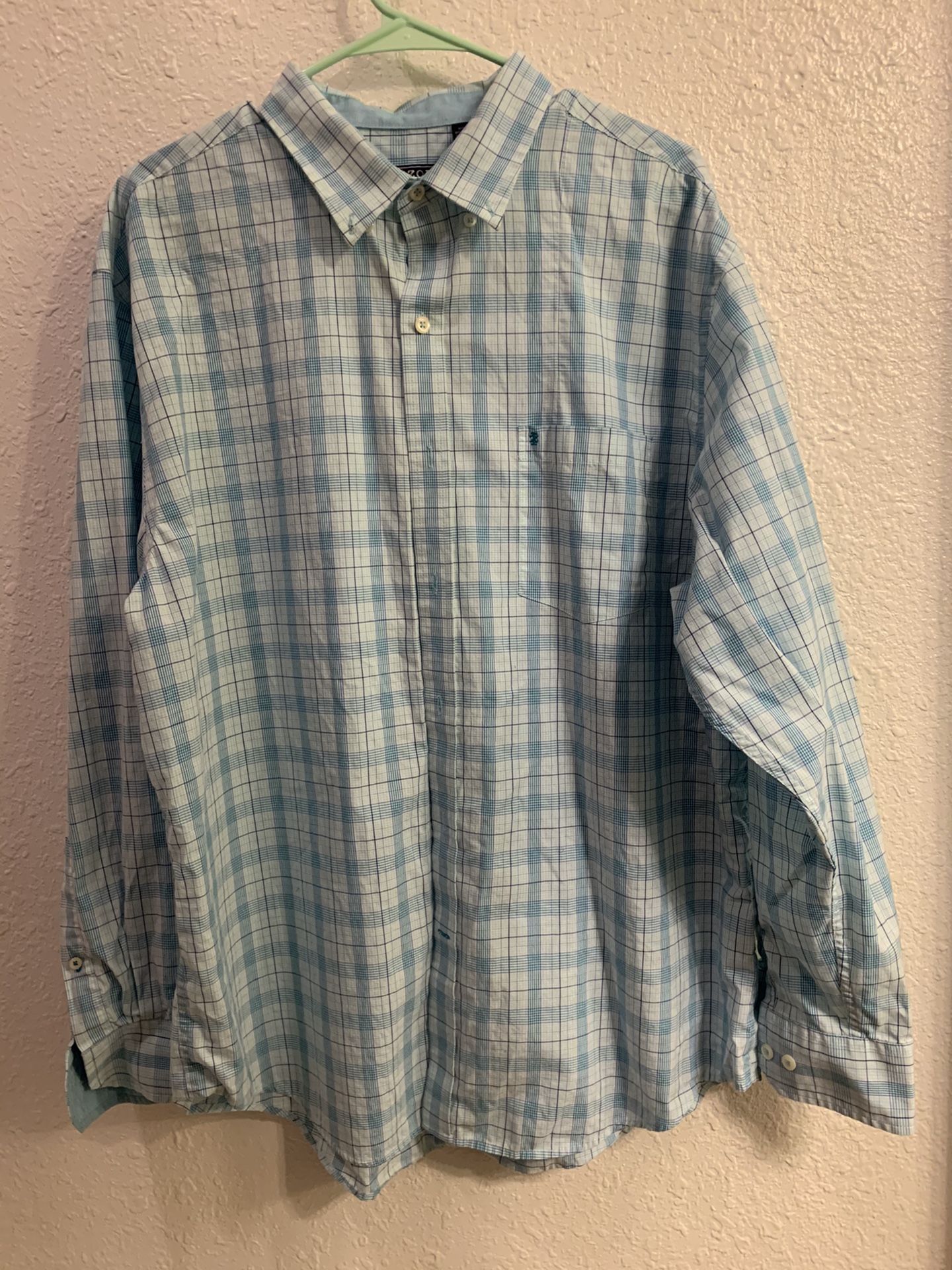 Izod xl plaid shirt