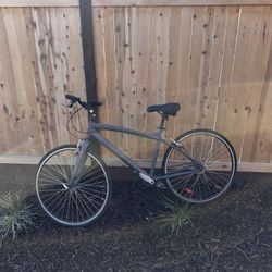 infinity, gray, mens, bike