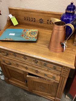 Wash stand Manistee MFG  Michigan 1880s antique