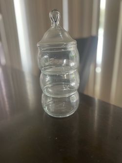 Apothecary Stacking Candy / Nut Jar With Lid