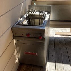 Comercial electric oil fryer