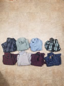 8 Long Sleeve Collar Shirts