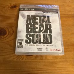 PS3 - Metal gear solid the legacy Collection 1987 to 2012 (NEW)