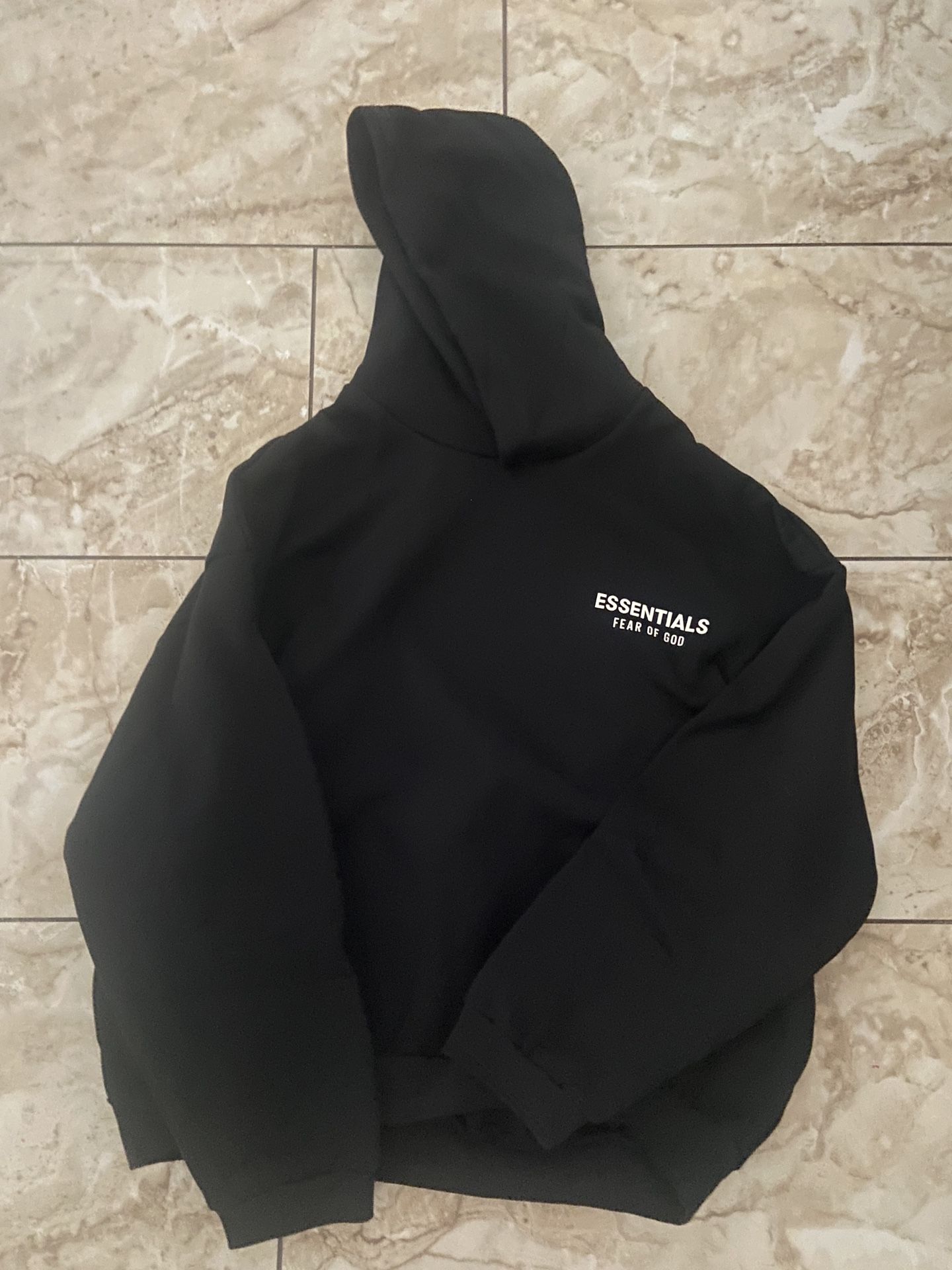 Fear of God Essentials Fleece Hoodie II 'Black'