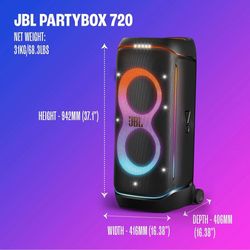 JBL PartyBox 720 Bluetooth Party Speaker